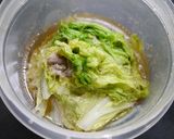 レンジで簡単！白菜と豚肉のミルフィーユ作り方4写真