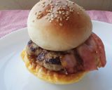 ベーコンオムレツ☆バーガー！作り方6写真