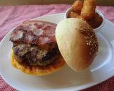ベーコンオムレツ☆バーガー！作り方7写真