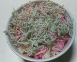3ランク上のしらす&桜でんぶ卵かけご飯！作り方2写真