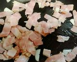 キャベツとベーコンのにんにく醤油炒め❤作り方2写真