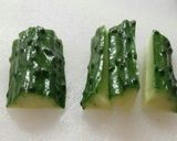 おうちde居酒屋☆やみつきピリ辛きゅうり作り方2写真