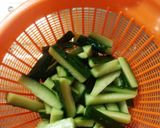 おうちde居酒屋☆やみつきピリ辛きゅうり作り方3写真