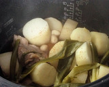 炊飯器でとろとろ～大根と豚角煮作り方2写真