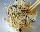 レンジで簡単!もやしとツナの塩昆布和え作り方2写真