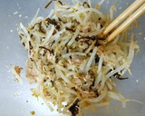 レンジで簡単！もやしとツナの塩昆布和え作り方2写真