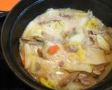豚バラ肉と白菜スープ ジャガイモでトロリ作り方8写真