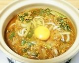 焼きカレー風！鍋焼きチーズカレーうどん作り方6写真