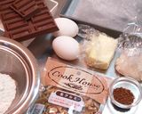 バレンタインに♥麦チョコガナッシュコーヒーブラウニー作り方1写真