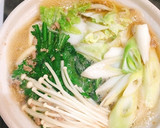 お鍋一つで簡単！すき焼き風そぼろうどん。作り方6写真