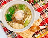 お鍋一つで簡単！すき焼き風そぼろうどん。作り方9写真
