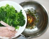 小松菜・ハムの中華風あえもの♪簡単作り方7写真