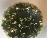 わかめスープで☆一口むすび茶漬け作り方3写真