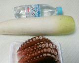 タコと大根の柔らか煮♪　(炭酸水使用)作り方1写真