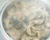 牛スジ肉と野菜たっぷりのキムチ鍋作り方3写真