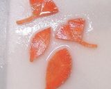 幼稚園　お弁当　秋（くり＆落ち葉）作り方1写真