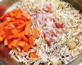 豚肉 きのこ 炊き込みご飯 簡単 qc作り方2写真