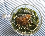 簡単☆もずく酢わかめスープ作り方2写真