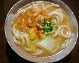 残った鍋汁で★白菜味噌煮込みうどん作り方2写真