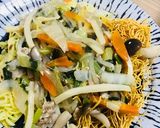 残り物野菜で!パリッツルッと皿うどん♬作り方7写真