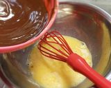 2層仕立ての生チョコケーキ♥作り方3写真