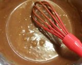 2層仕立ての生チョコケーキ♥作り方5写真