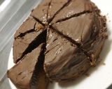 2層仕立ての生チョコケーキ♥作り方10写真