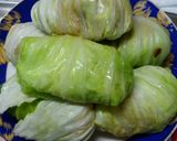 簡単温まる❀鶏挽き肉の和風ロールキャベツ作り方12写真