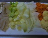 野菜たっぷり　しんから温まる豚汁作り方3写真