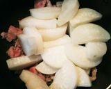 レンジ時短で簡単！大根と豚肉の煮物作り方4写真