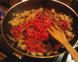 ひき肉とほうれん草のオムレツ作り方1写真