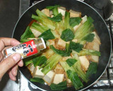 鶏もも肉と厚揚げの煮物♪簡単おかず青梗菜作り方12写真
