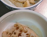 ササミと蓮根のジェノベーゼチーズ焼き作り方3写真