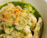 ササミと蓮根のジェノベーゼチーズ焼き作り方5写真