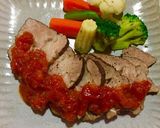 豚肉の紅茶煮とトマトソース作り方8写真
