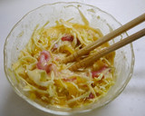 簡単！とんかつを作った時のお好み焼き作り方1写真