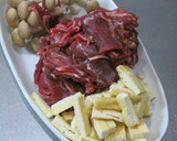 炊き込みご飯☆牛肉としめじとお揚げ作り方1写真