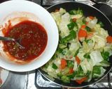 海老チリ野菜炒め♪簡単ケチャップ作り方12写真