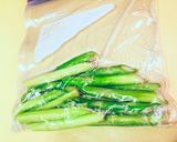 アスパラと半熟卵の低温調理で温サラダ作り方4写真