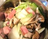 ★白菜ときのことベーコンの野菜スープ★作り方2写真