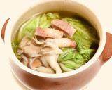 ★白菜ときのことベーコンの野菜スープ★作り方3写真