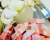 ナスとベーコンの贅沢三層チーズパスタ♡作り方1写真