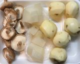 レンジ圧力鍋☆野菜たっぷりカムジャタン作り方1写真