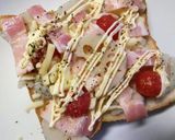 トマト×蓮根×ベーコンのトースト作り方7写真