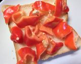 パプリカ×茹で卵のspicy和トースト作り方3写真
