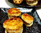 レンコンのはさみ焼きon黒酢ダレ作り方5写真
