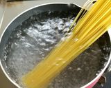 ミートボールのトマトソース煮込みパスタ作り方1写真