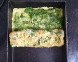 栄養満点♡小松菜の中華風たまご焼き作り方5写真