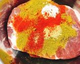 圧力鍋で！カレー風味のプルドポーク作り方2写真