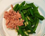 スナップえんどうとオクラの味噌マヨ和え作り方5写真